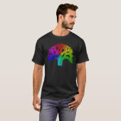 Oakland-Baum-Regenbogen T-Shirt (Vorne ganz)