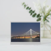 Oakland Bay Bridge Postkarte (Stehend Vorderseite)