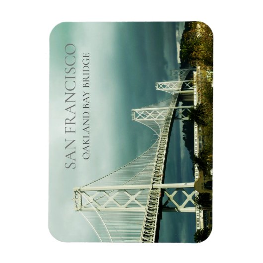 Oakland Bay Bridge San Francisco Magnet (Vertikal)
