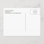 Oakland Bay Bridge San Francisco Postkarte (Rückseite)