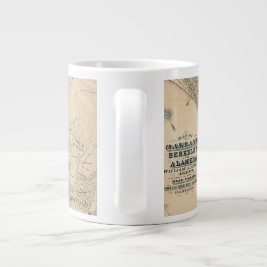Oakland, Berkeley, Alameda Jumbo-Tasse (Rückseite)