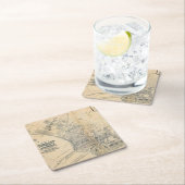 Oakland, Berkeley, Alameda Rechteckiger Pappuntersetzer (Vor Ort)