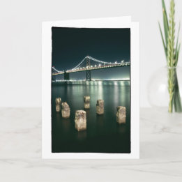 Oakland-Bucht-Brücken-@ Nacht Karte