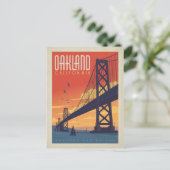 Oakland, CA Postkarte (Stehend Vorderseite)