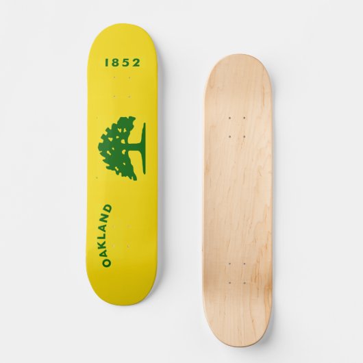 Oakland, CA Skateboard (Vorderseite)