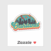 Oakland, California Aufkleber (Blatt)