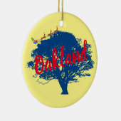 Oakland California Custom Christmas Ornament (Rechts)