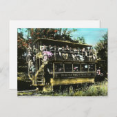 Oakland California Double Decker Streetcar Postkarte (Vorne/Hinten)