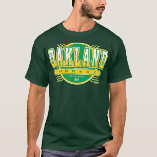 Oakland California Hockey Retro Vintag Goldenes Me T-Shirt