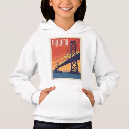 Oakland, California Hoodie (Vorderseite)