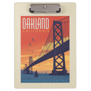 Oakland, California Klemmbrett