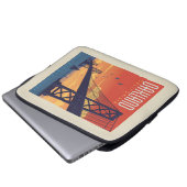 Oakland, California Laptopschutzhülle (Vorne Knopf)