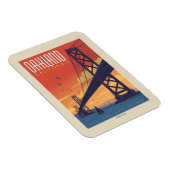 Oakland, California Magnet (Rechte Seite)