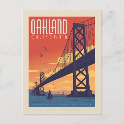 Oakland, California Postkarte (Vorderseite)