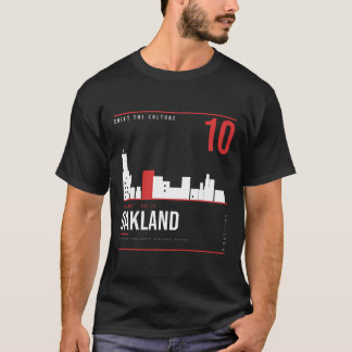 Oakland California Skyline ShiftTape Vol 10 T-Shirt