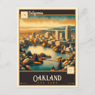 Oakland, California   VINTAG Postkarte