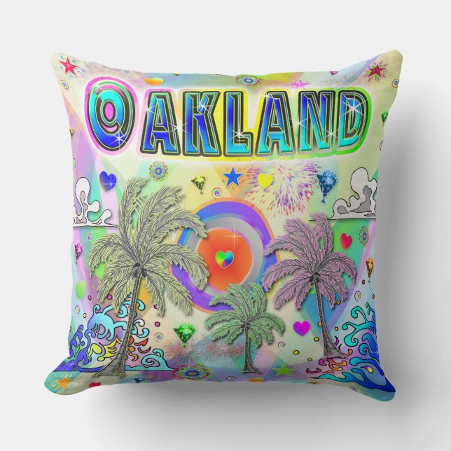 Oakland Deep Dream Pillow Kissen (Vorderseite)