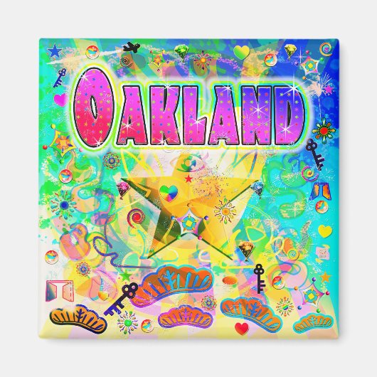 Oakland Epoch Hour Magnet auf Deutsch (Vorne)