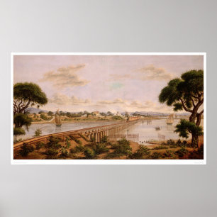 Oakland Estuary near Lake Merritt (1232A) Poster