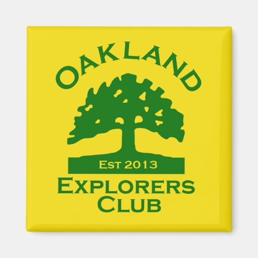Oakland Explorer Club Magnet (Vorne)