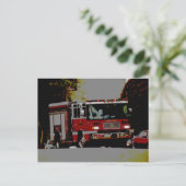Oakland Feuerwehr... Postkarte (Stehend Vorderseite)
