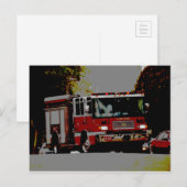 Oakland Feuerwehr... Postkarte (Vorne/Hinten)