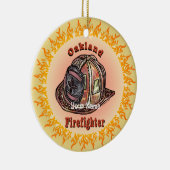 Oakland Feuerwehrschmuck Keramik Ornament (Rechts)