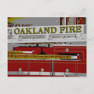 Oakland Fire Postkarte