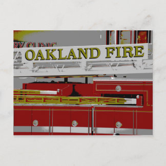 Oakland Fire Postkarte