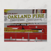 Oakland Fire Postkarte (Vorderseite)