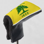 Oakland Flag, California Golf Head Cover Golf Headcover (3/4 Vorderseite)