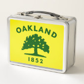 Oakland Flag, California Golf Head Cover Metall Brotdose (Vorderseite)
