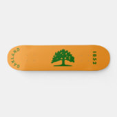 Oakland Flag Theme, California Skateboard (Horizontal)