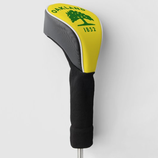 Oakland-Flagge, Kalifornien Golf Headcover (angewinkelt)