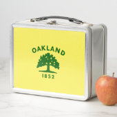 Oakland-Flagge Metall Brotdose (Beispiel)