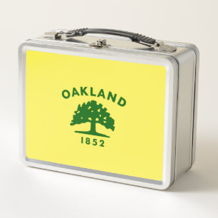 Oakland-Flagge Metall Brotdose