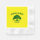 Oakland-Flagge Serviette (Vorderseite)