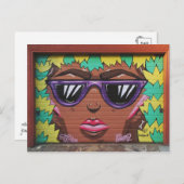 Oakland: Girl Mob Postkarte (Vorne/Hinten)