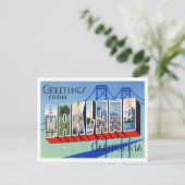 Oakland, Kalifornien - Große Briefe Postkarte (Stehend Vorderseite)