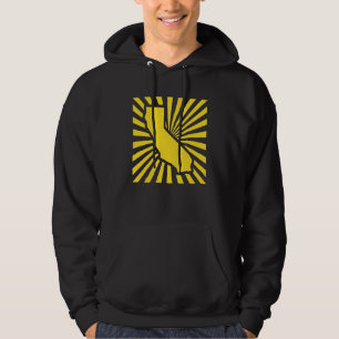 Oakland Kalifornien Kelly Grün Und Gelb Burst Gr Hoodie