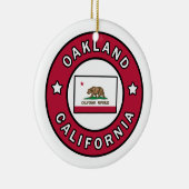 Oakland Kalifornien Keramik Ornament (Rechts)