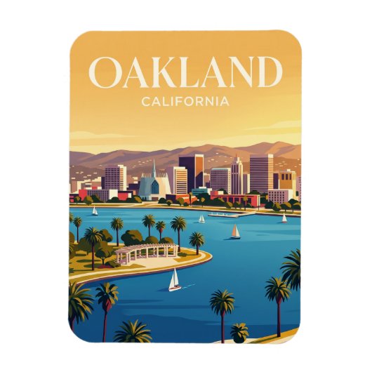 Oakland Kalifornien Magnet (Vertikal)