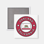 Oakland Kalifornien Magnet (Vorderseite/Rückseite)