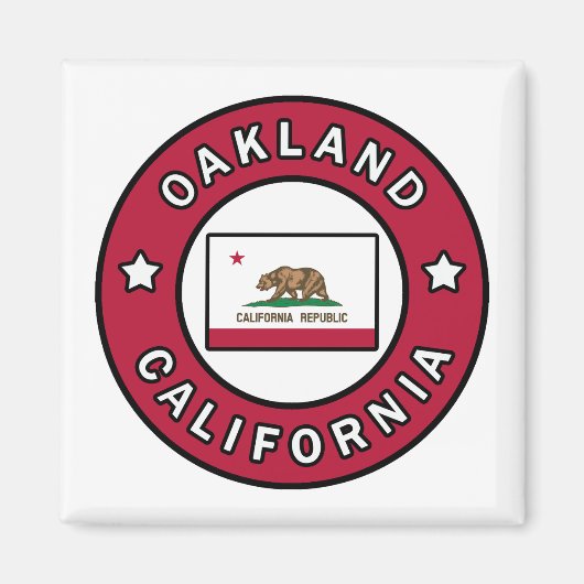 Oakland Kalifornien Magnet (Vorne)
