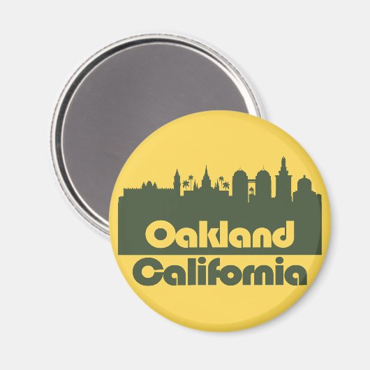 Oakland, Kalifornien Magnet (Vorderseite/Rückseite)