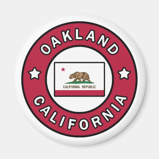Oakland Kalifornien Magnet (Vorne)