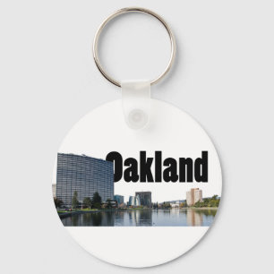 Oakland Kalifornien mit Oakland im Himmel Schlüsselanhänger