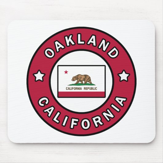 Oakland Kalifornien Mousepad (Vorne)