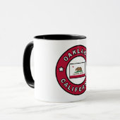 Oakland Kalifornien Tasse (Vorderseite Links)
