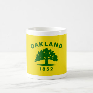 Oakland, kalifornische Flagge Kaffeetasse